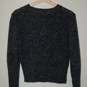 Navy Blue Sweater (with colored speckles)